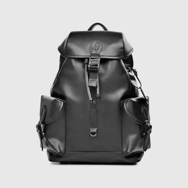 Noir Magnetic Lock Laptop Backpack