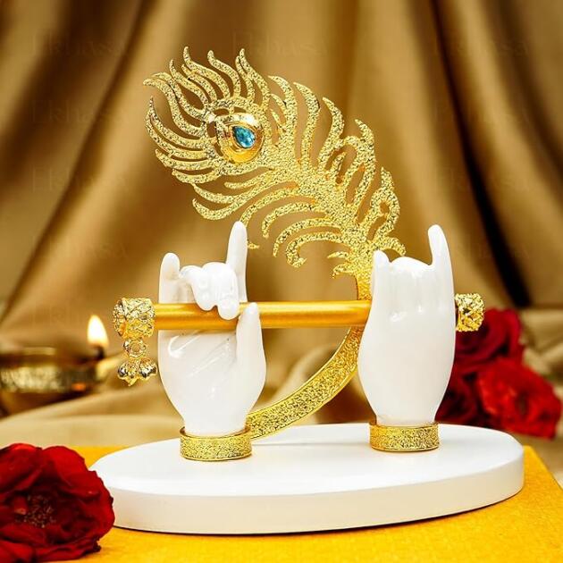 Lord Krishna Hands with Flute